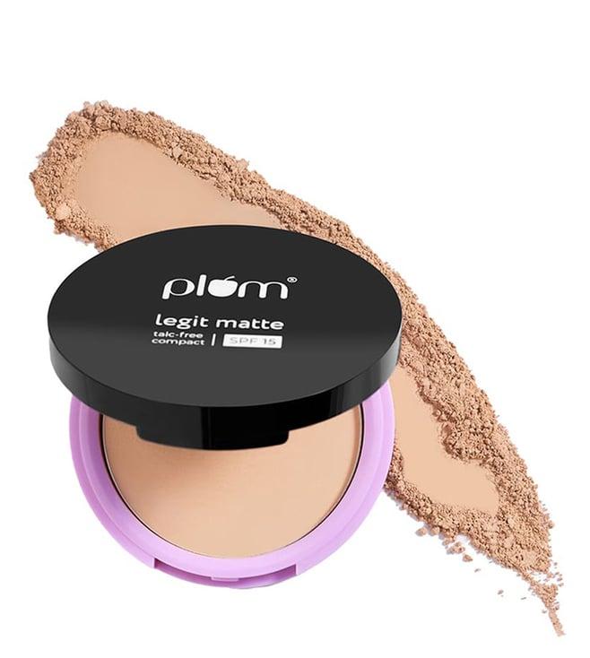 plum legit matte talc-free compact with spf 15 sunkissed gold 120n - 9 gm