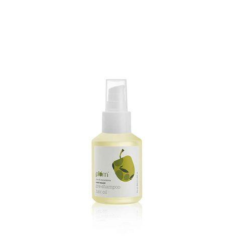 plum olive & macadamia nutri-shield pre-shampoo hair oil (90 ml)
