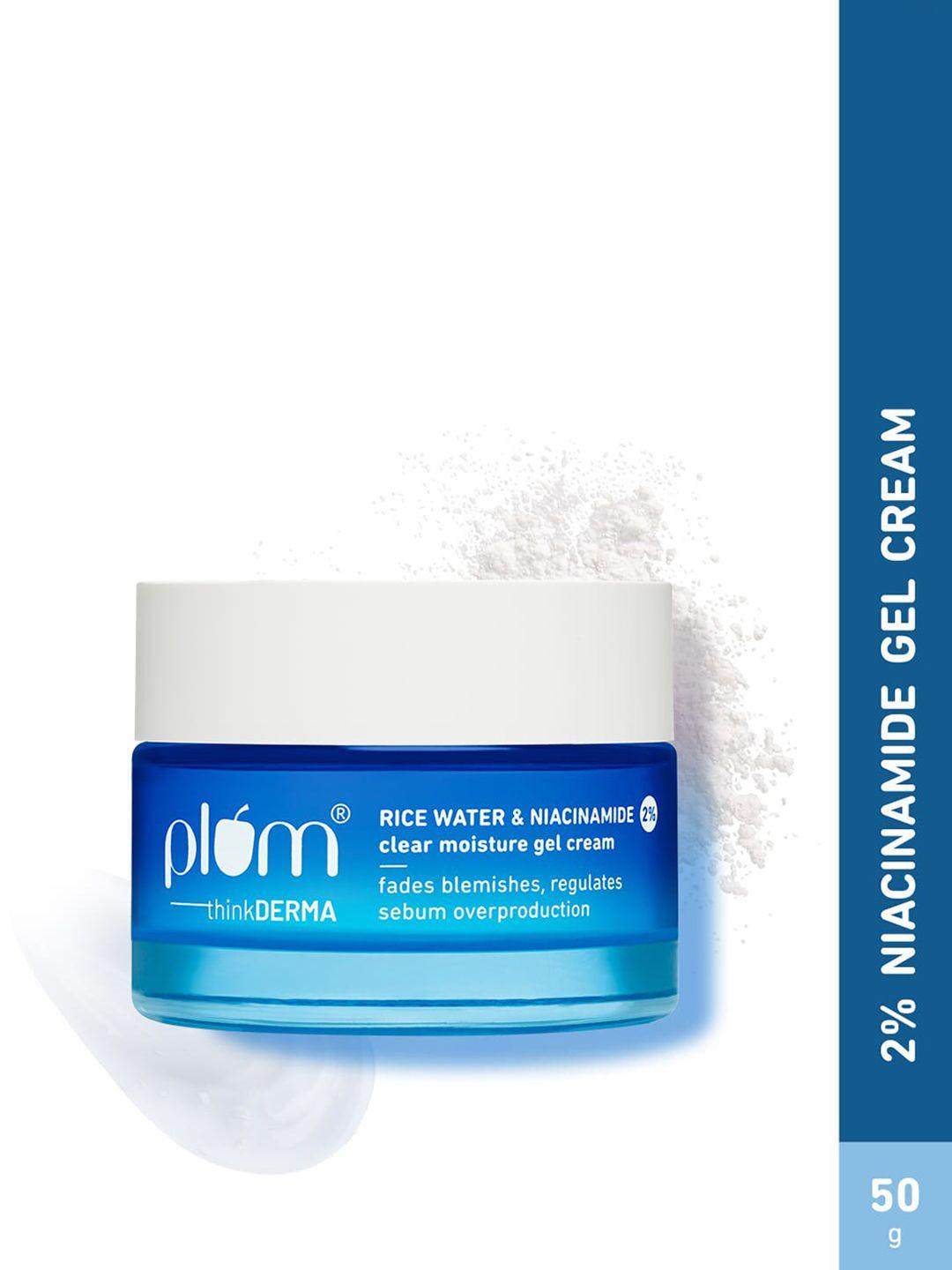 plum rice water & niacinamide clear moisture gel cream - 50 g