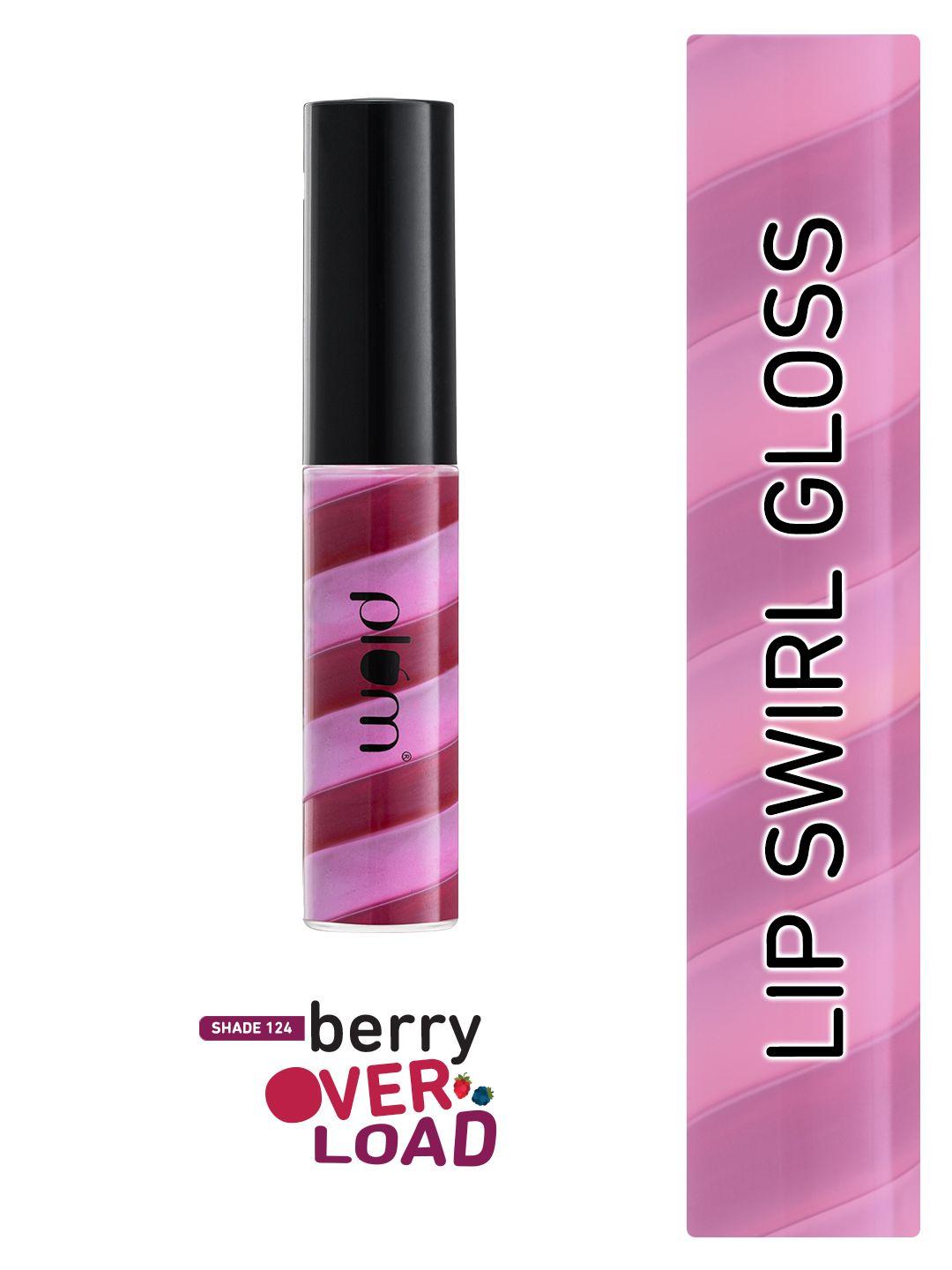 plum swirl high shine finish lip gloss - 6ml - berry overload 124