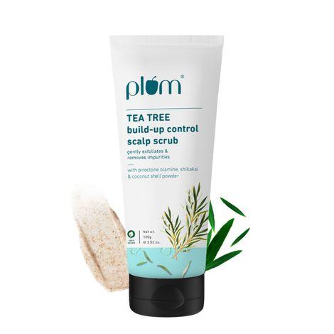 plum tea tree buildup control scalp scrub (100 ml)