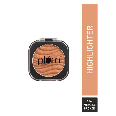plum there you glow highlighter | highly pigmented |effortless blending |124 - miracle bronze
