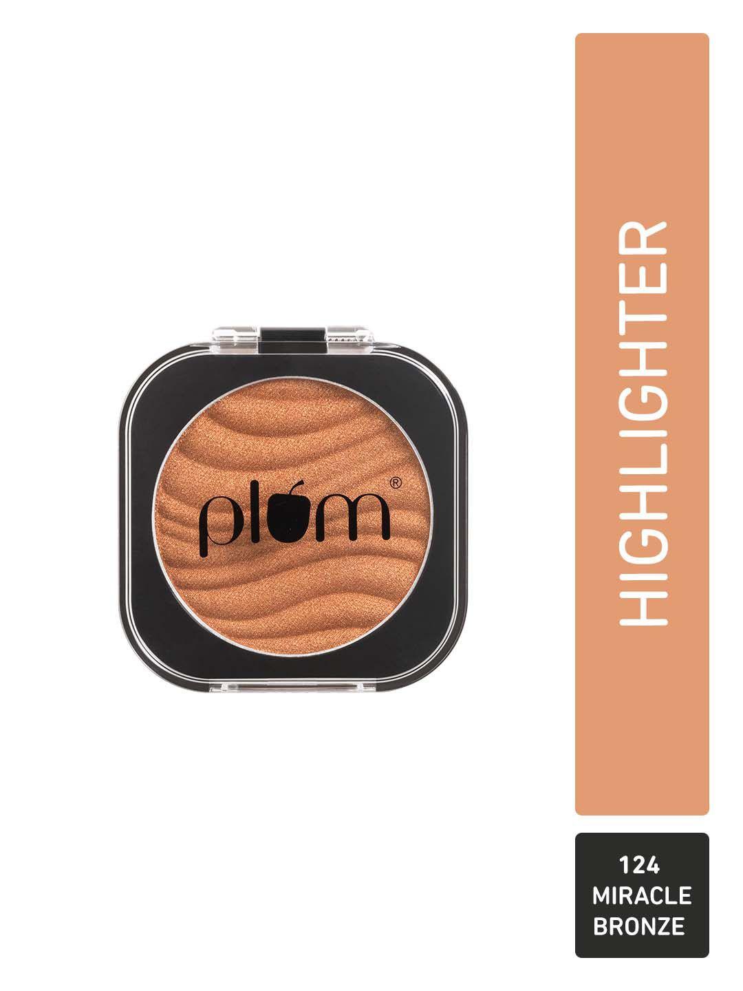 plum there you glow highlighter | highly pigmented 124 - miracle bronze