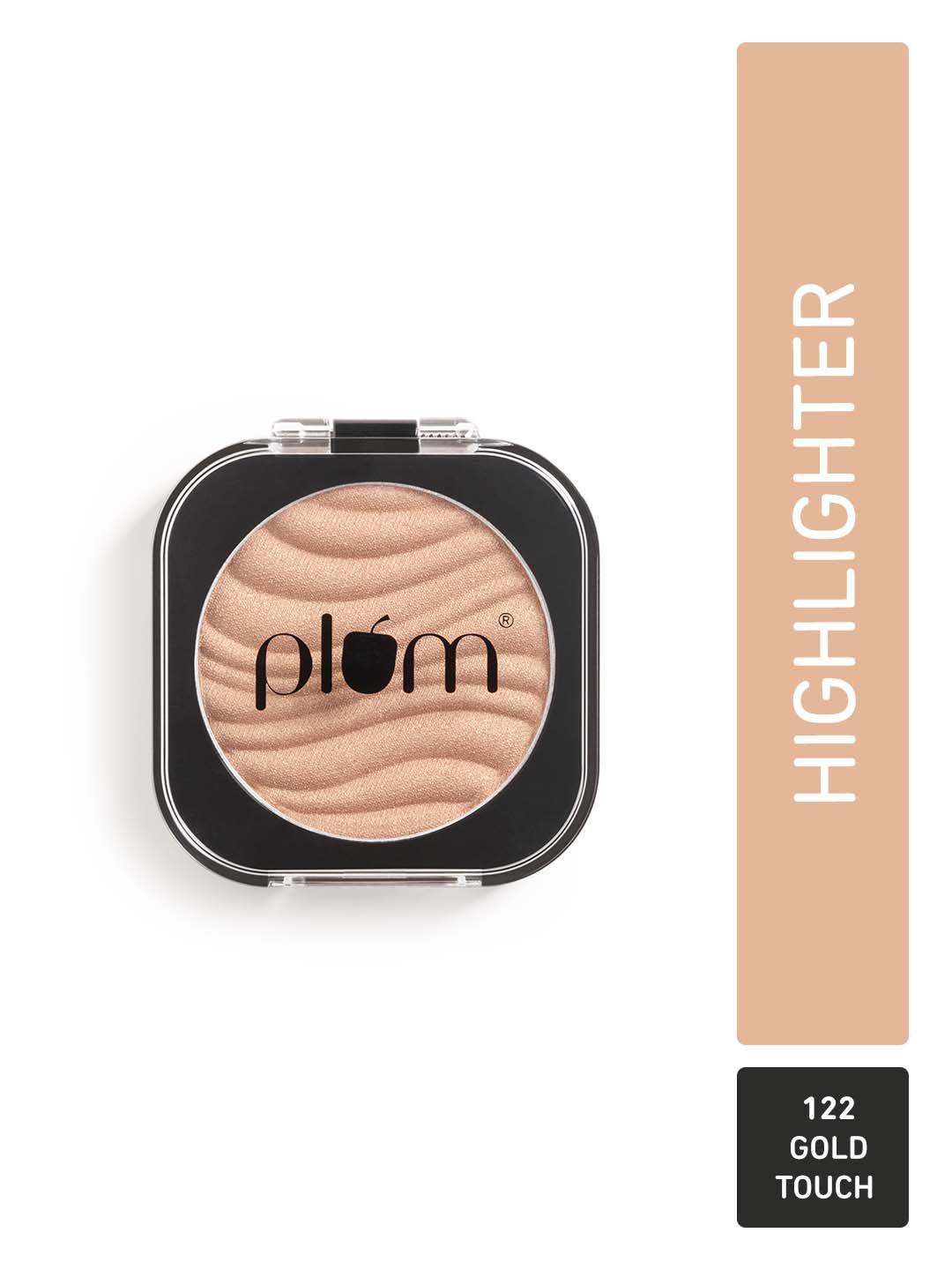 plum there you glow highlighter 4.5gm - gold touch 122