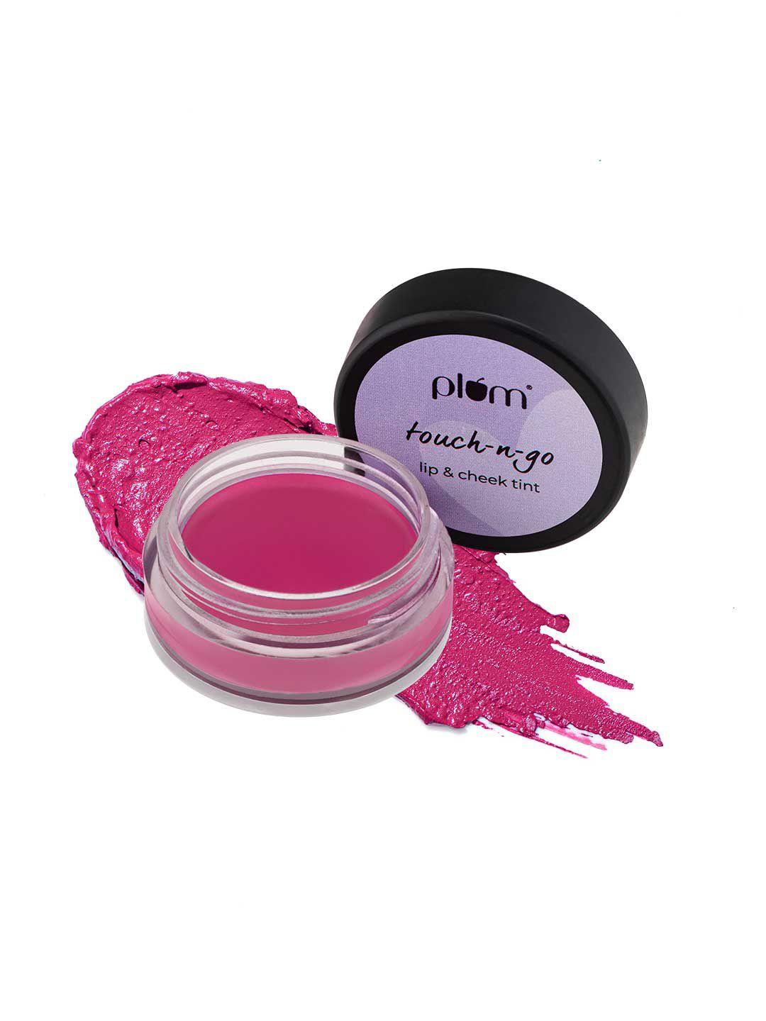 plum touch-n-go lip & cheek tint with jojoba oil & shea butter 6 g - blazin pink 129