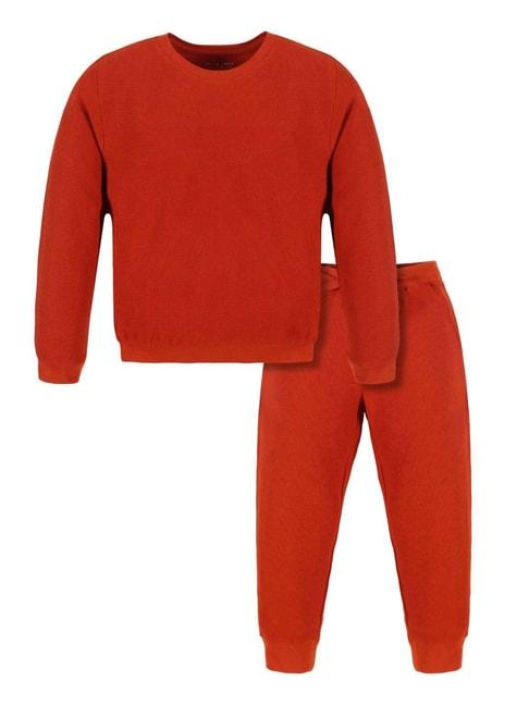 plum-tree-kids-red-cotton-regular-fit-full-sleeves-t-shirt-set