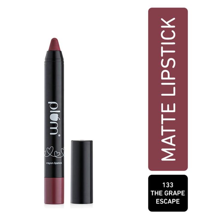 plum twist & go matte crayon lipstick 133 the grape escape (plum mauve) - 1.8 gm