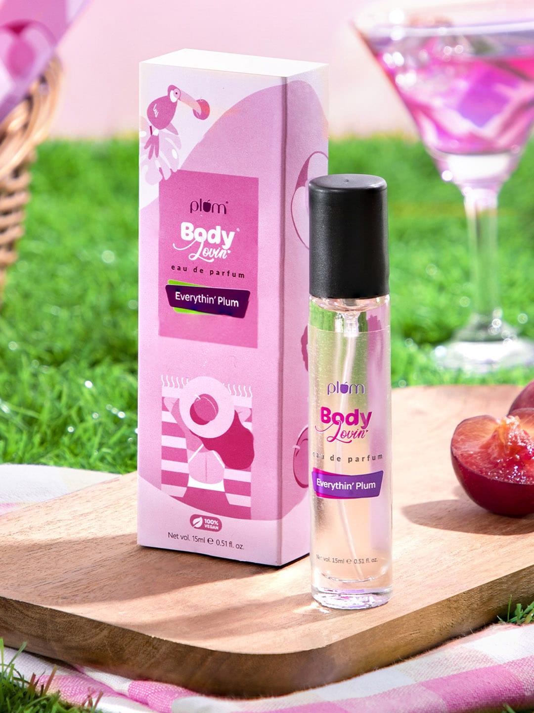 plum vegan long-lasting bodylovin everythin plum eau de parfum - 15 ml