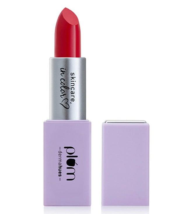 plum velvet haze matte lipstick 07 radiant red - 4.2 gm