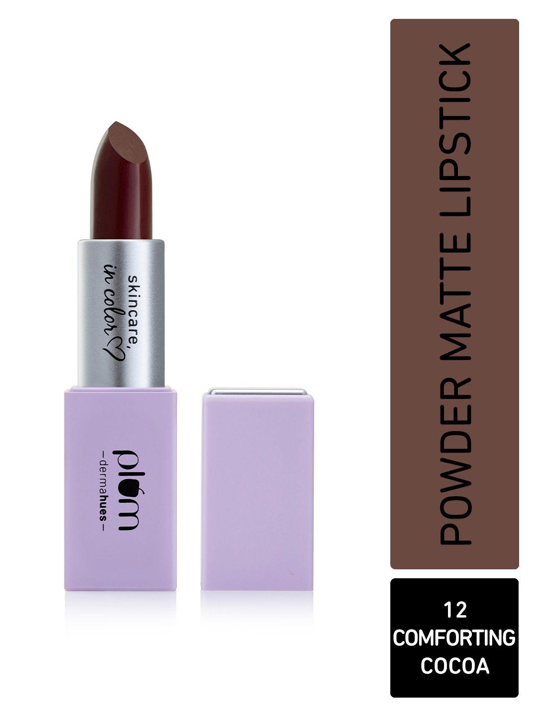 plum velvet haze powder matte lipstick with spf 30 - 4.2g - comforting cocoa 12