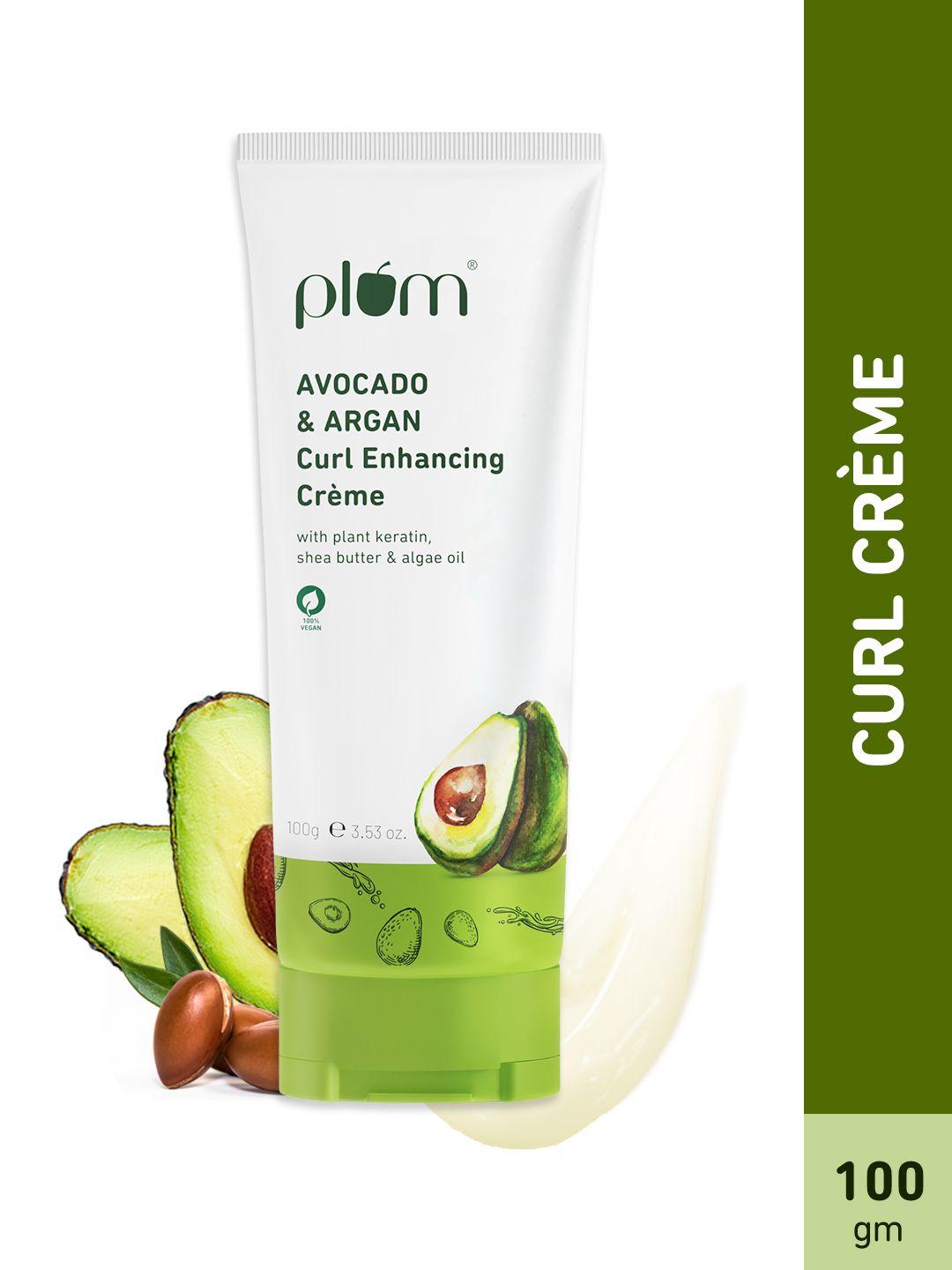 plum avocado & argan curl enhancing creme with keratin & shea butter - 100 g