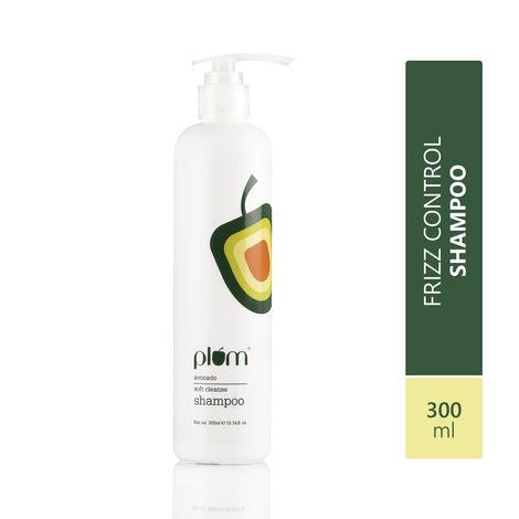 plum avocado soft cleanse sulphate-free shampoo for frizz-free & smooth haira 300ml