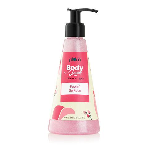 plum bodylovin' feelin’ so rose shower gel (240 ml)