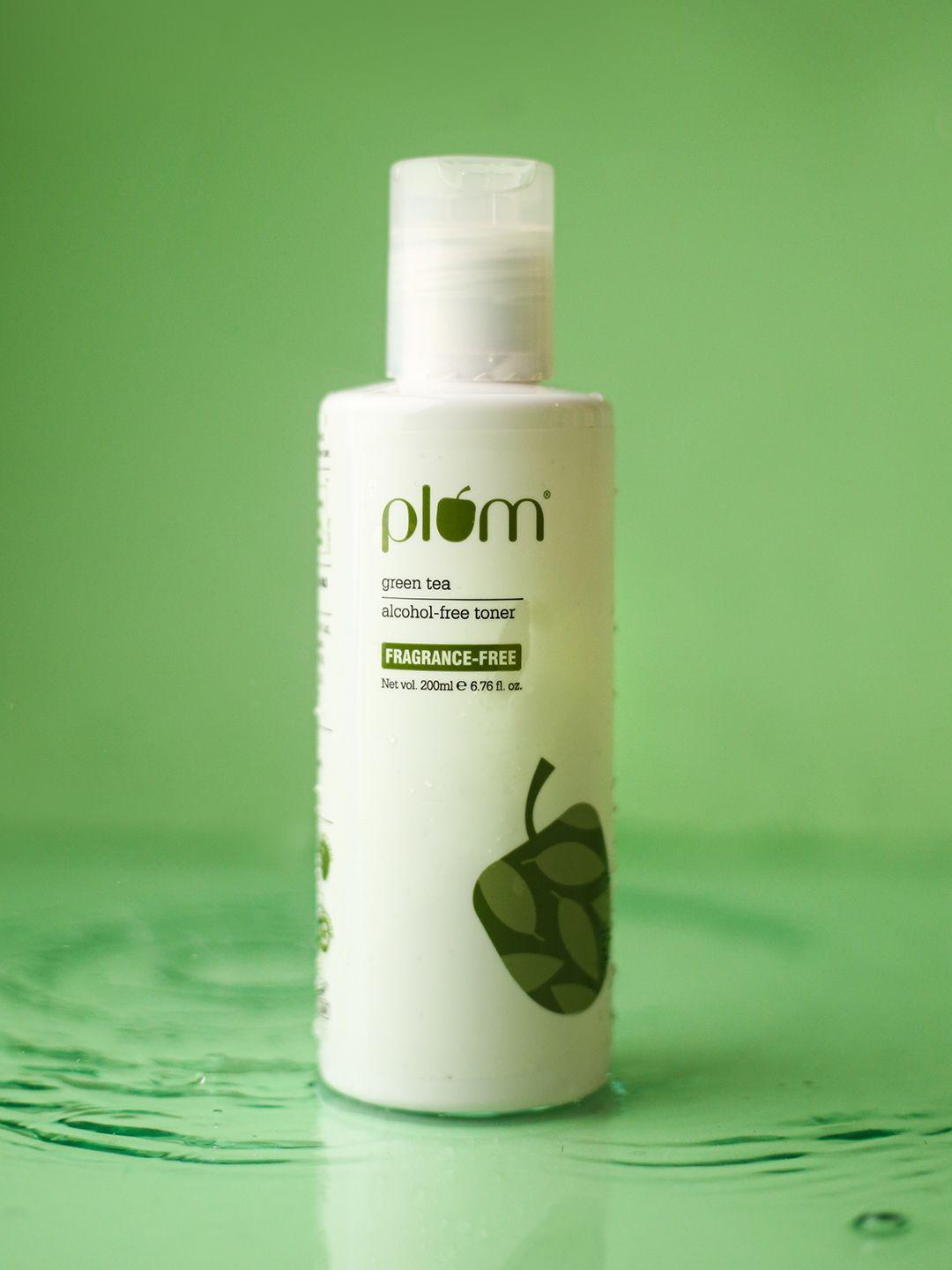 plum green tea fragrance-free toner with glycerin 200 ml