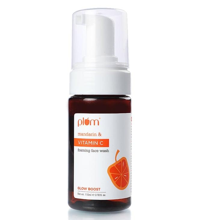 plum mandarin & vitamin c foaming face wash - 110 ml