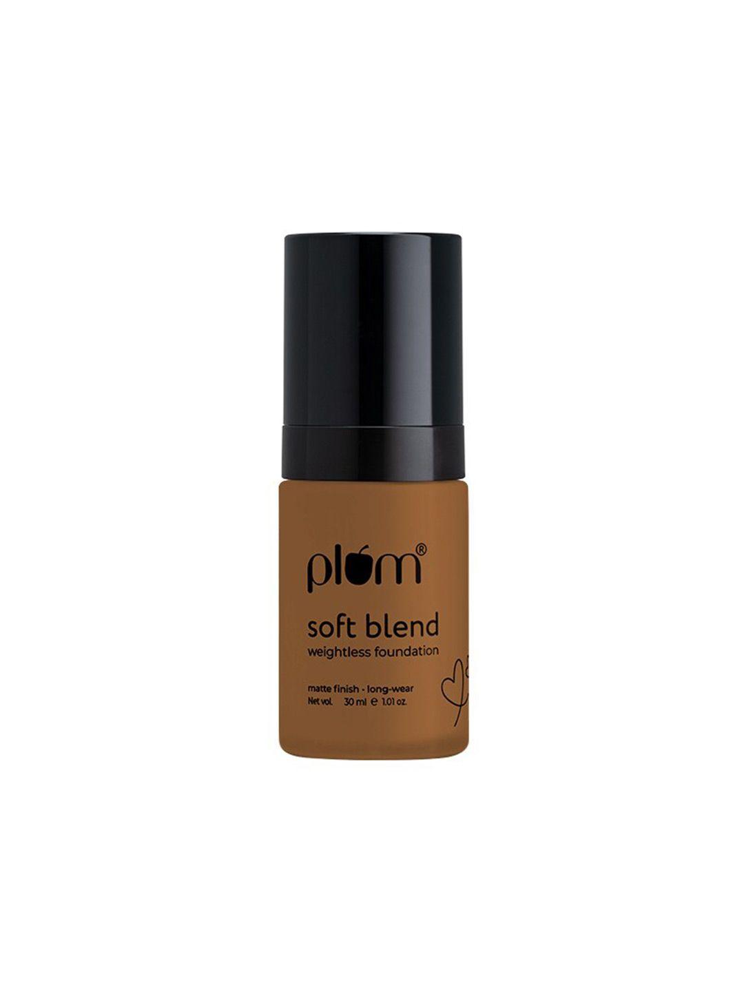 plum soft blend matte long-wear weightless foundation 30ml - brew brilliance 133y