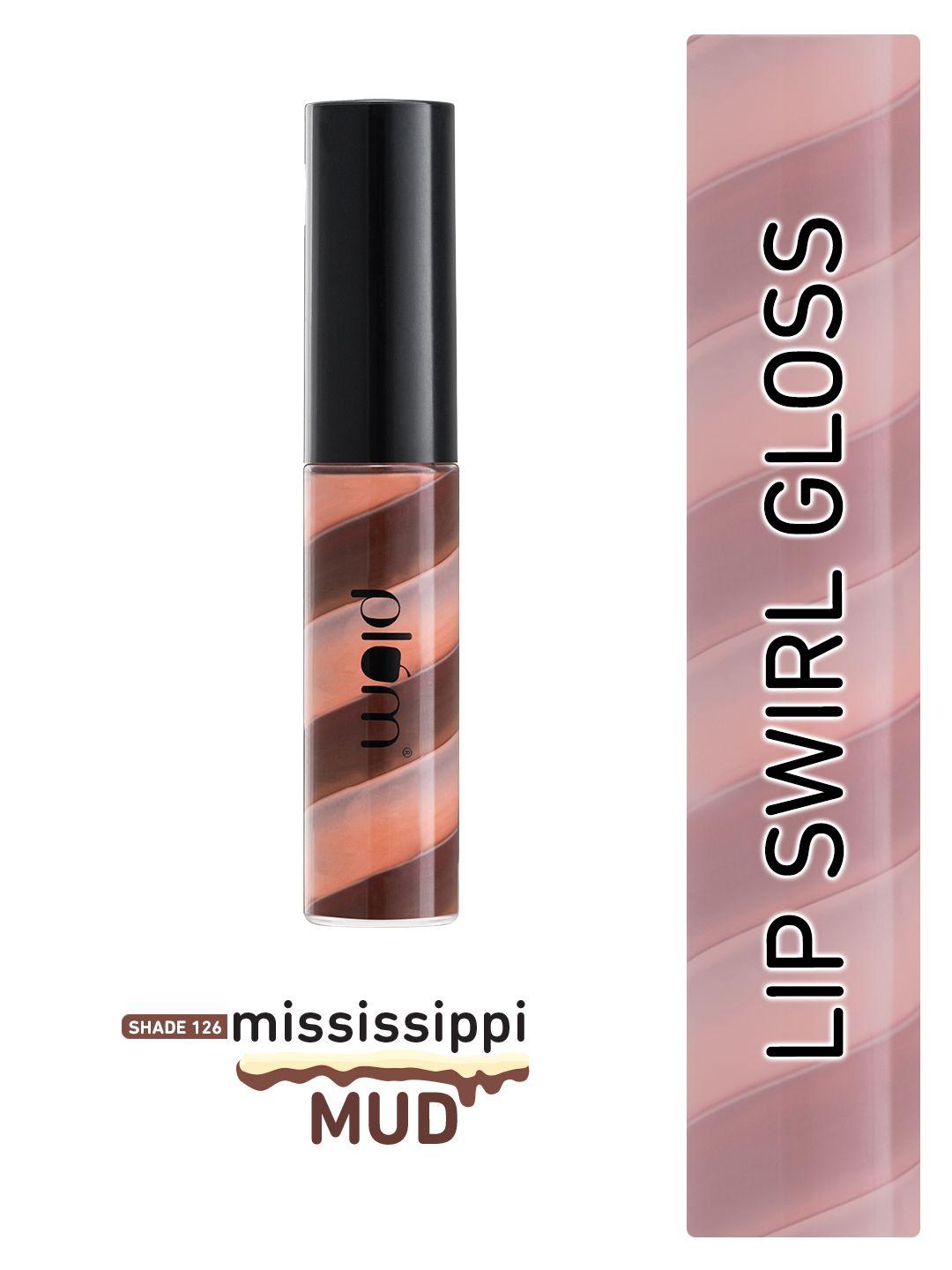 plum swirl high shine finish lip gloss - 6ml - mississippi mud 126
