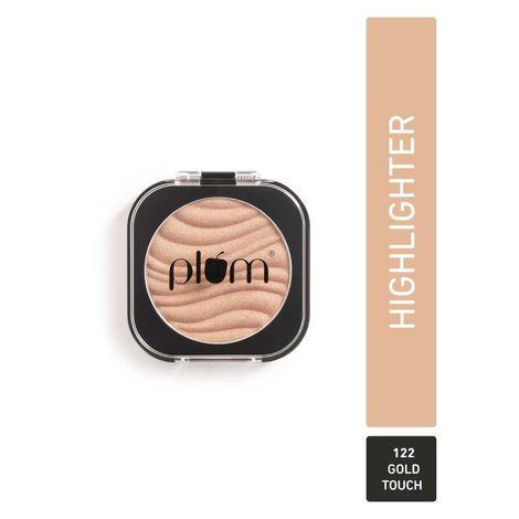 plum there you glow highlighter | highly pigmented |effortless blending |122 - gold touch