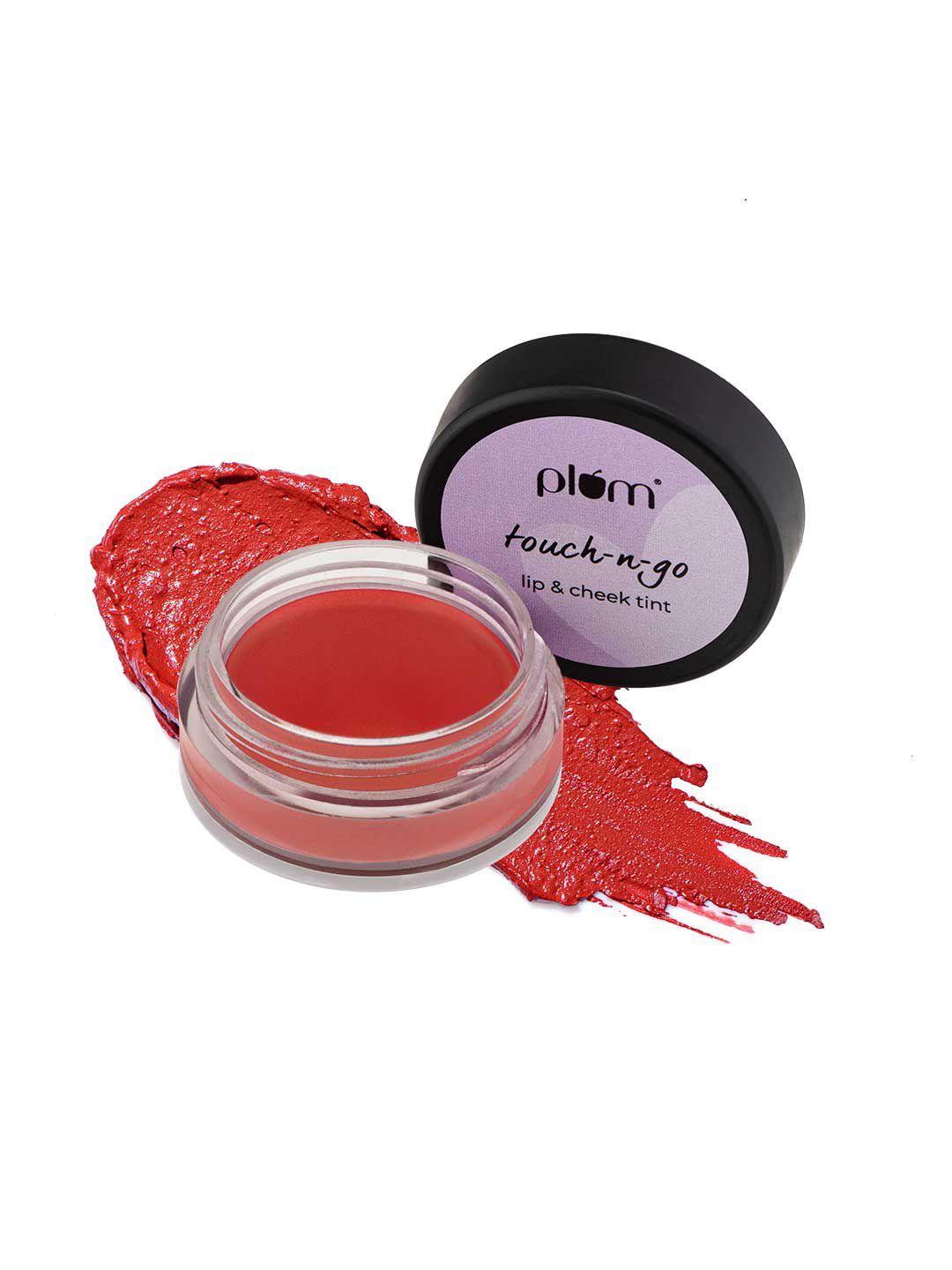 plum touch-n-go lip & cheek tint with jojoba oil & shea butter 6 g - coral craze 130