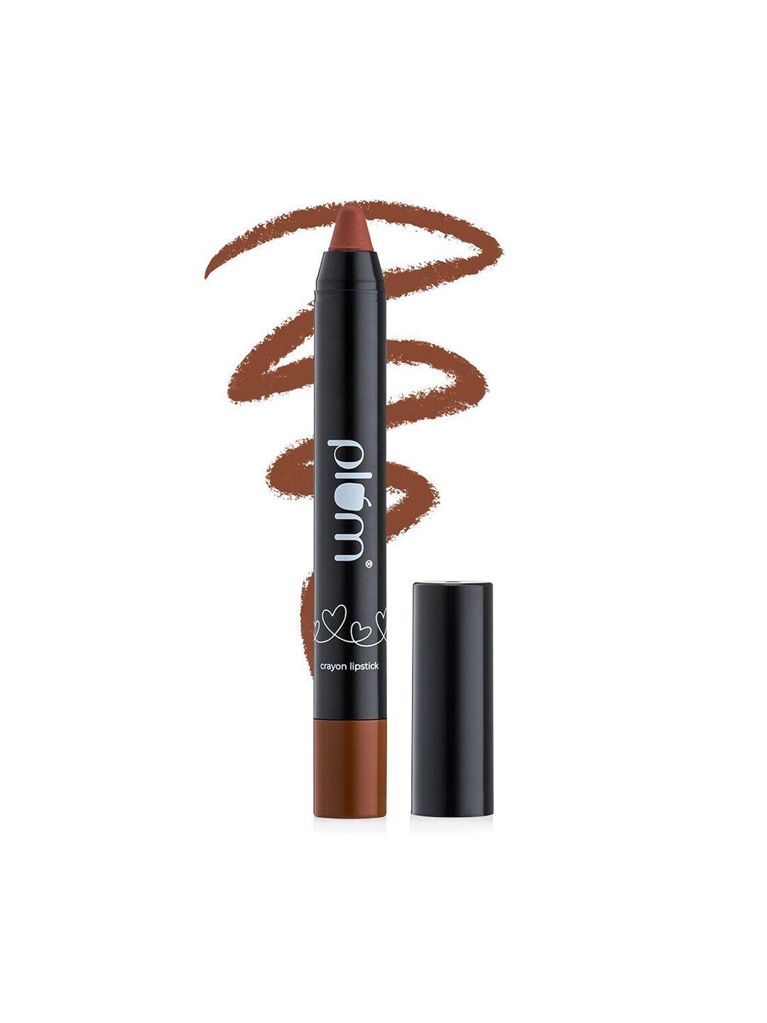 plum twist & go matte crayon lipstick 1.8 g - brown to earth 130