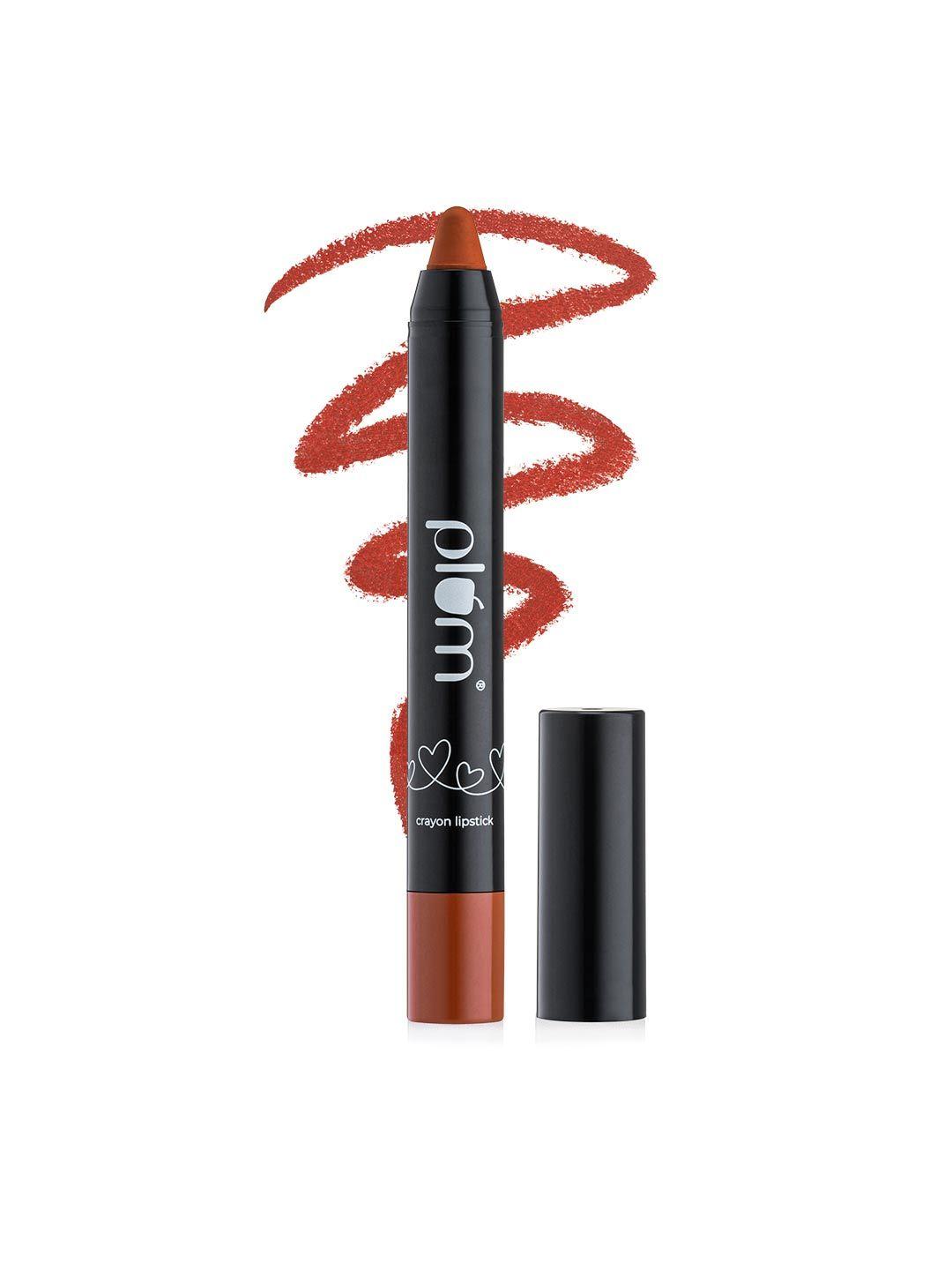 plum twist & go matte crayon lipstick 1.8 g - peachy woman 122