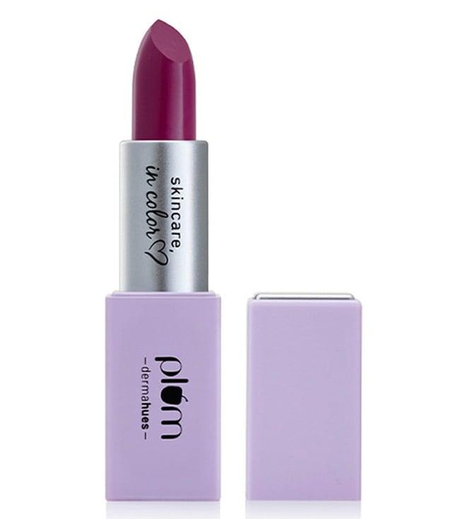 plum velvet haze matte lipstick 10 bright berry - 4.2 gm
