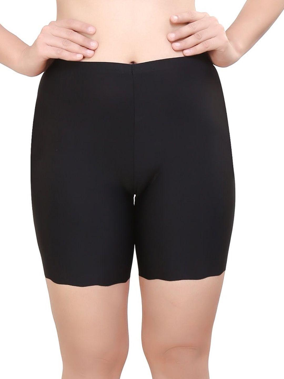 plumbury women mid-rise slim fit rapid-dry cycling shorts