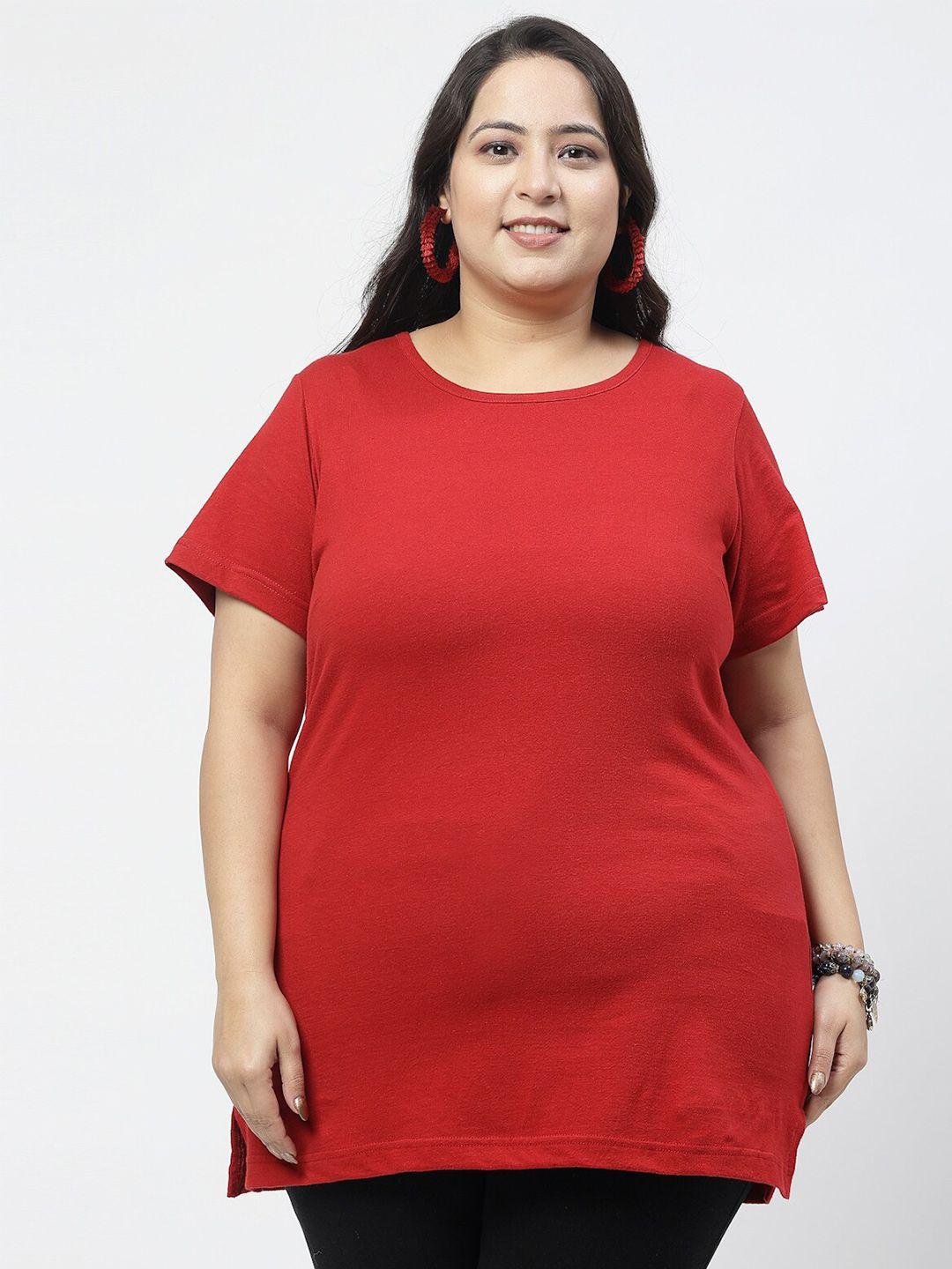 pluss plus size cotton t-shirt