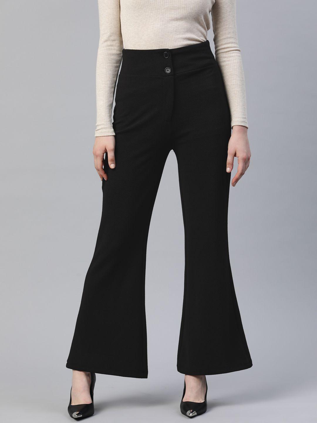 pluss women flared trousers