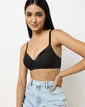 pnw ts01 padded non-wired t-shirt bra with adjustable straps