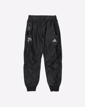 pogba printed joggers with zip pockets