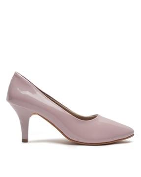 pointed-toe pump heeled shoes