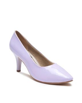 pointed-toe pump heeled shoes