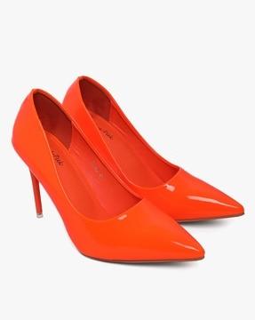 pointed-toe slip-on stilettos