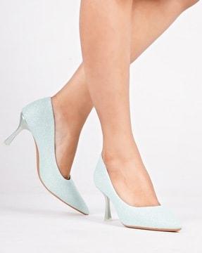 pointed-toe stiletto pumps