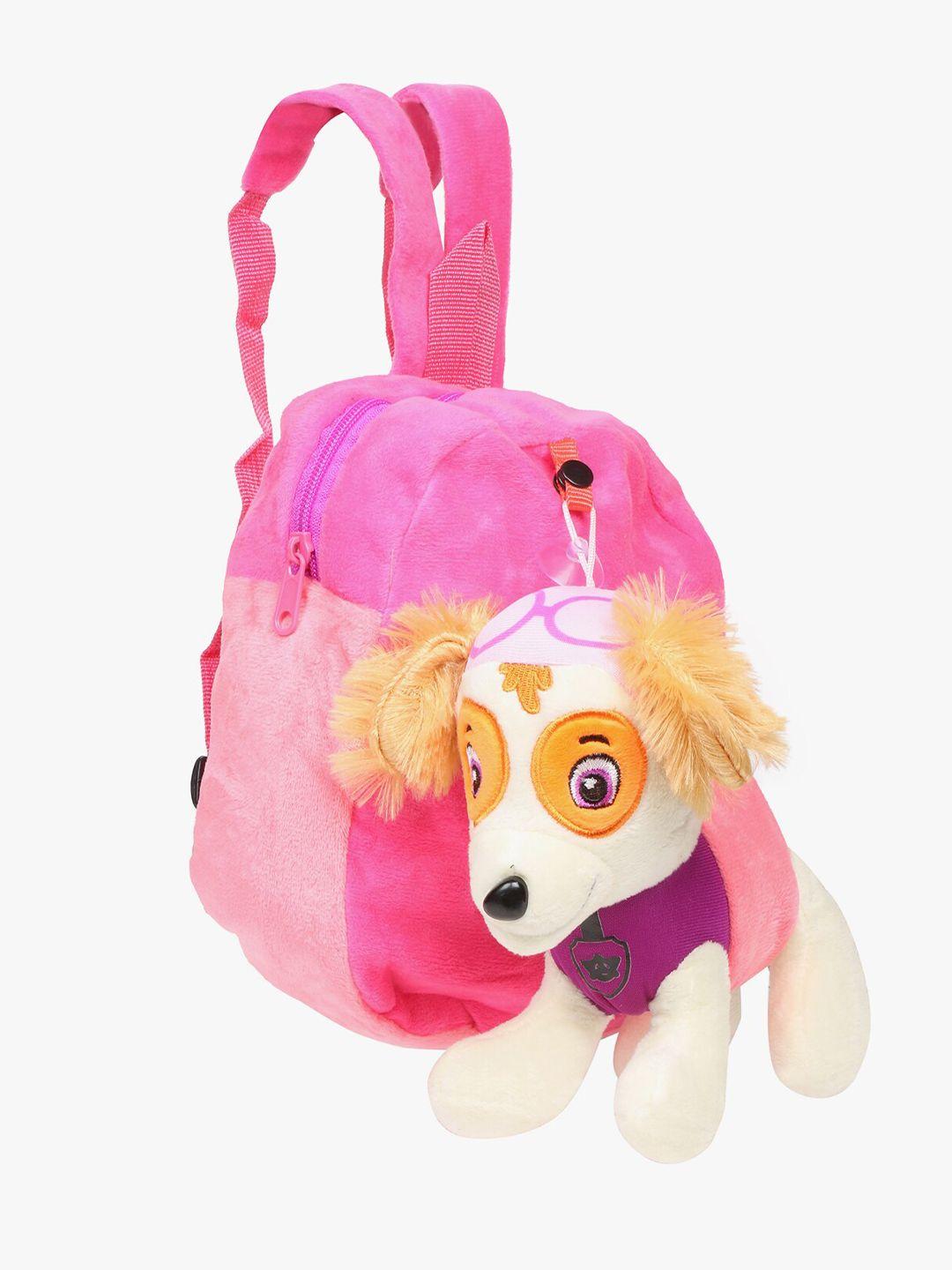 pokory kids pink & white backpack