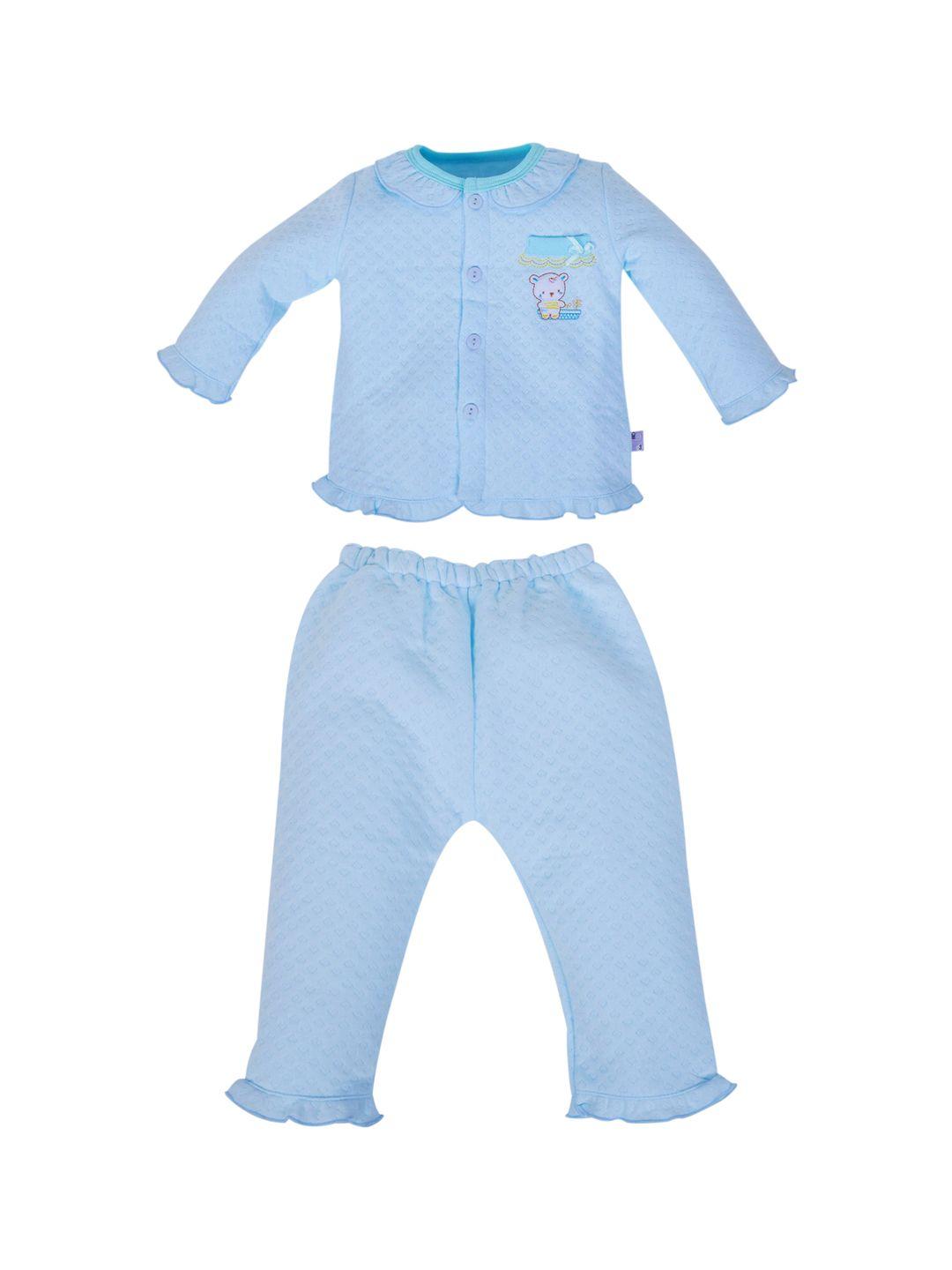 pokory unisex kids blue night suit