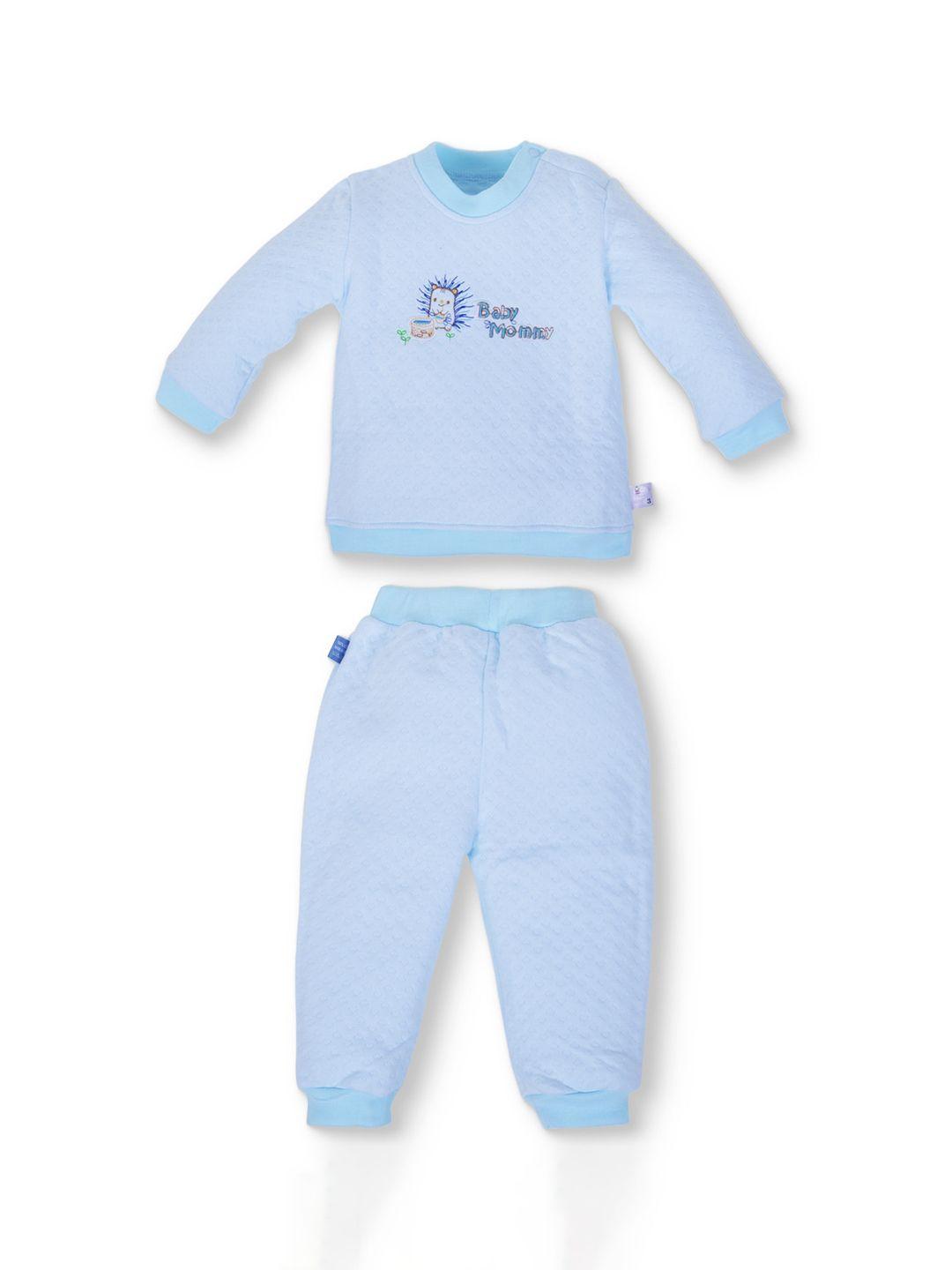 pokory unisex kids blue solid