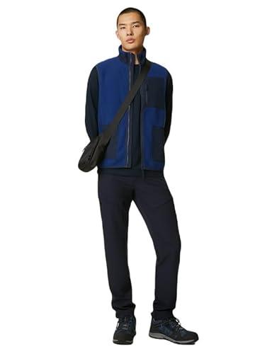 polar fleece zip up gilet t282536mdark blue (l)