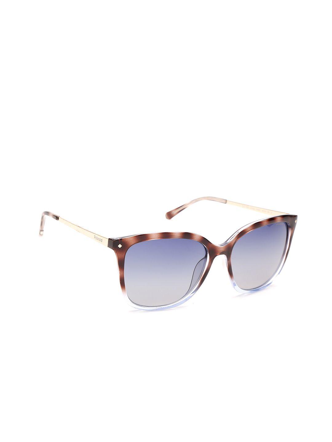 polaroid women polarised square sunglasses 4043/s o70 57z7
