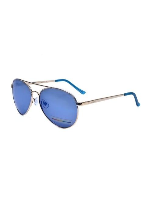 polaroid blue aviator uv protection sunglasses for women