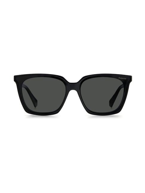 polaroid pld 6160/s grey square sunglasses