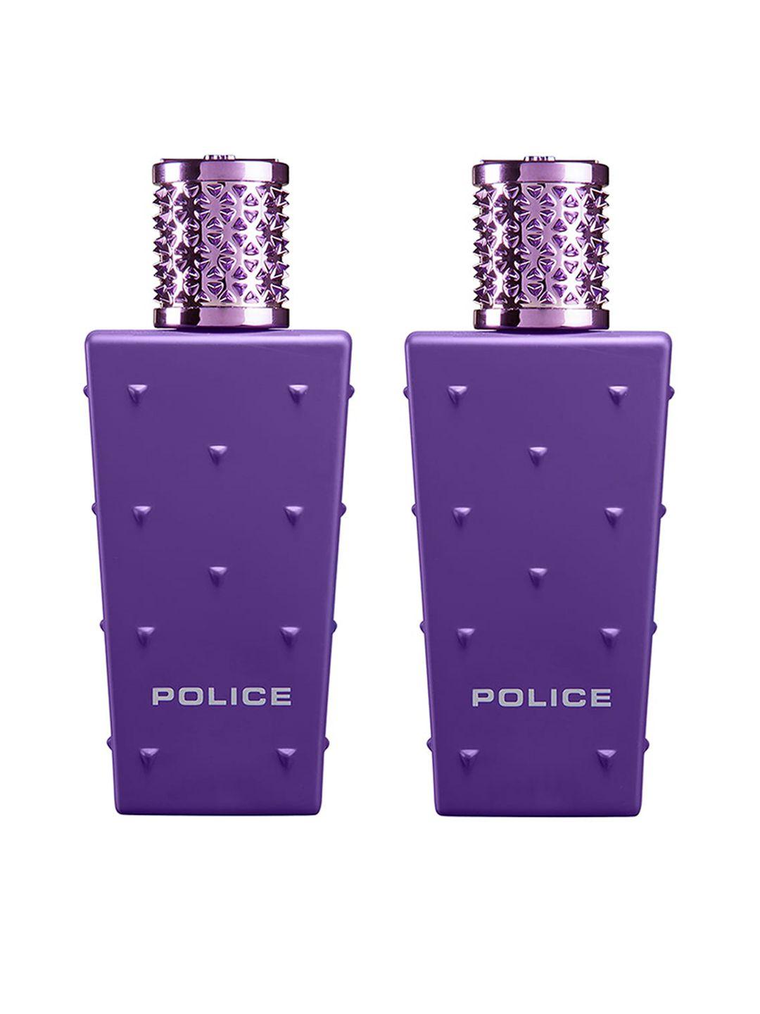 police women set of 2 shock-in-scent eau de parfum - 30 ml each