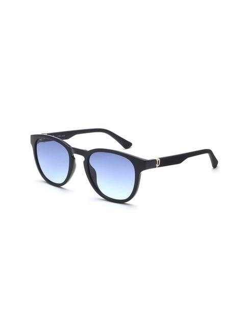 police blue oval sunglasses for men