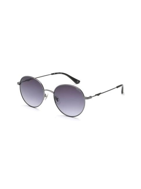 police grey round unisex sunglasses