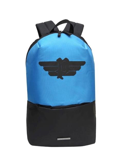 police light blue & black large glade backpack