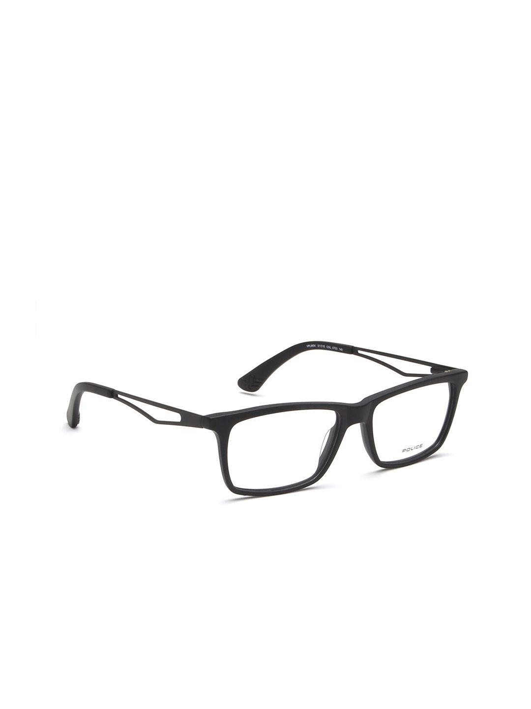 police men black full rim rectangle frames vpl985k51703fr