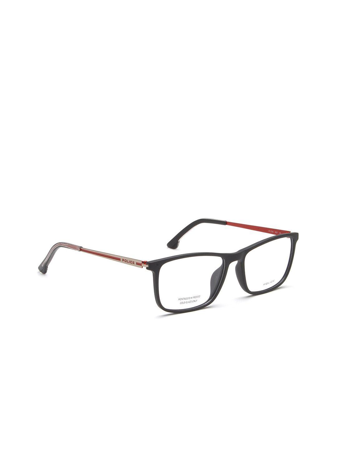 police men black full rim square frames