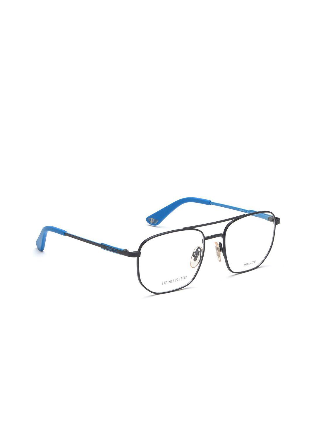 police men blue & black full rim square frames