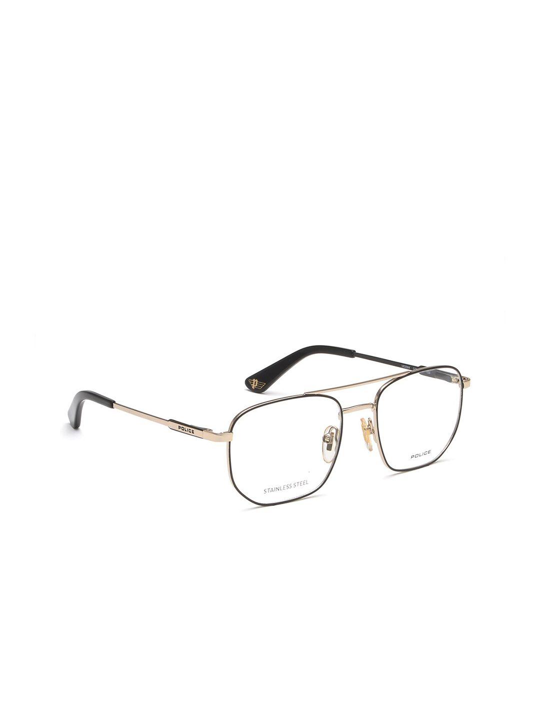 police men gold-toned full rim square frames vk556k51301fr